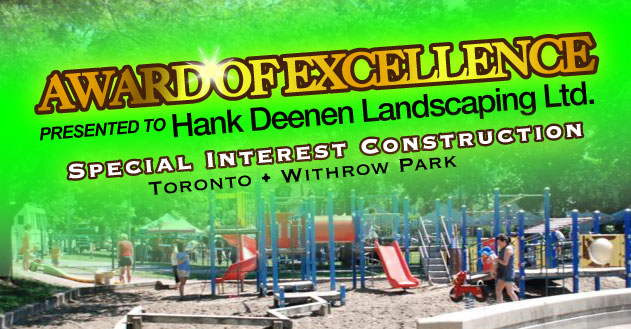 Hank Deenen Landscaping Ltd. receives Award of Excellence at Landscape Ontario Awards 2015
